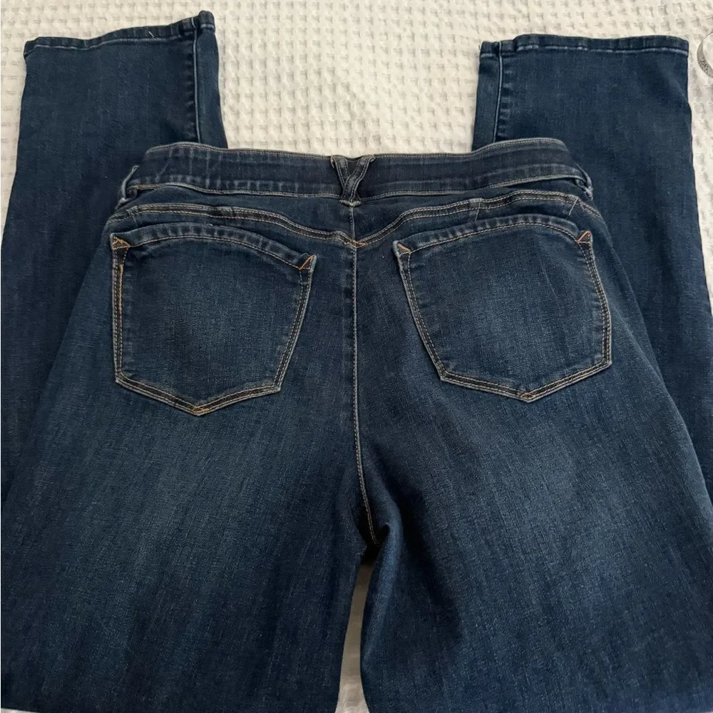 Democracy Dark Blue Straight Leg Jeans Ab Technology